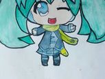 【梦晗】叫你画Q版初音未来