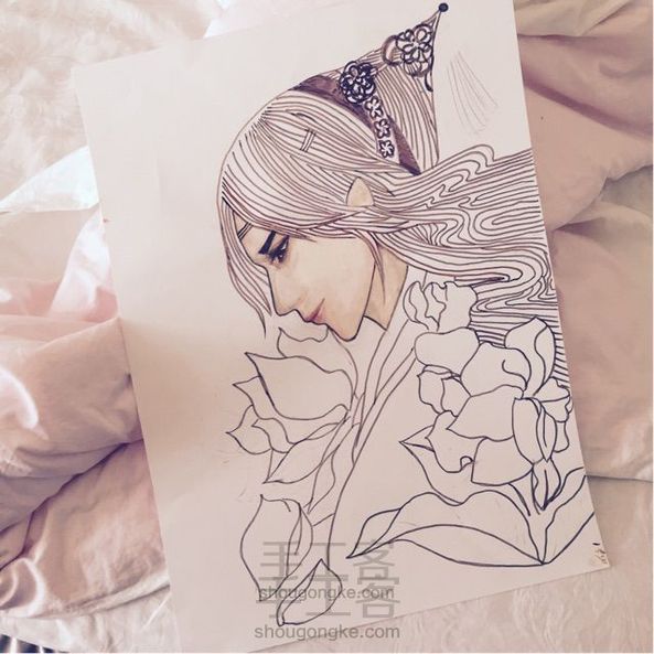水粉画绘制