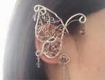 原创~耳上蝶(精灵耳饰)