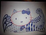 hello kitty禅绕画