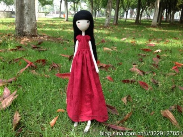 插画娃娃--红裙女孩教程（一）骨架制作