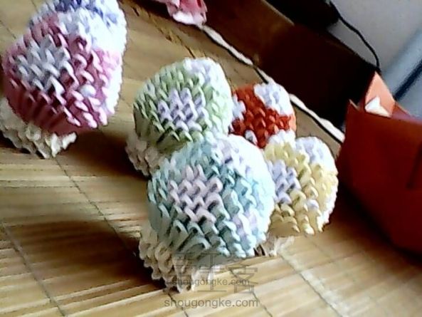 三角折纸-小蘑菇