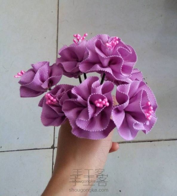 温馨浪漫的紫色小花