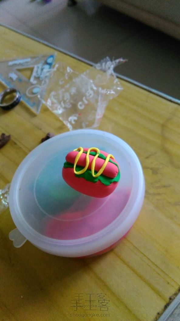 热狗粘土~~~