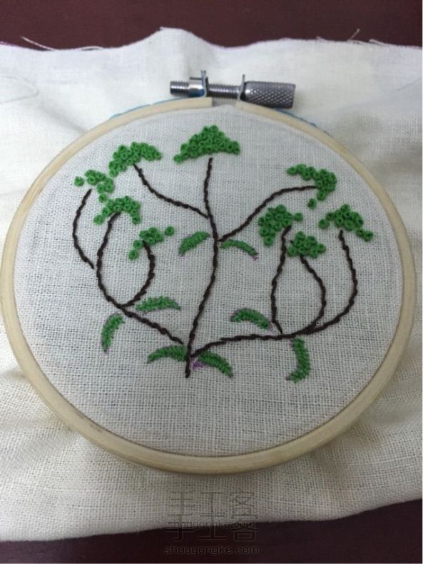 刺绣小福袋～生命之树
