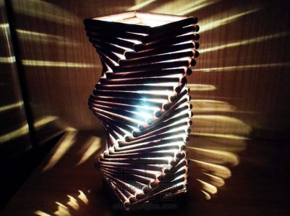 DNA螺旋台灯 详细制作教程