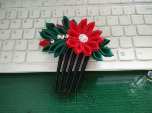 【执恋芊寻design】lilian的复古和风花插梳！ 第18步