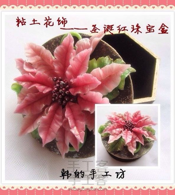 【韩的手工坊】圣诞红自制教程