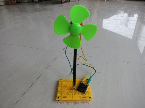 太阳能风车(千水星 DIY模型材料)