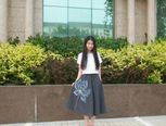 【静月幽荷】自己画的裙子，走在路上被问过几次哦