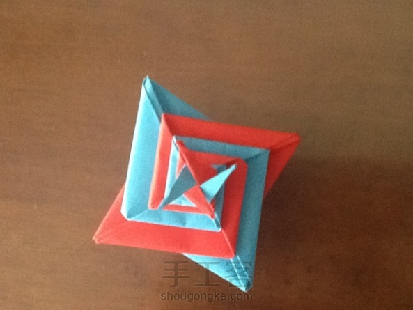 折纸四角星教程