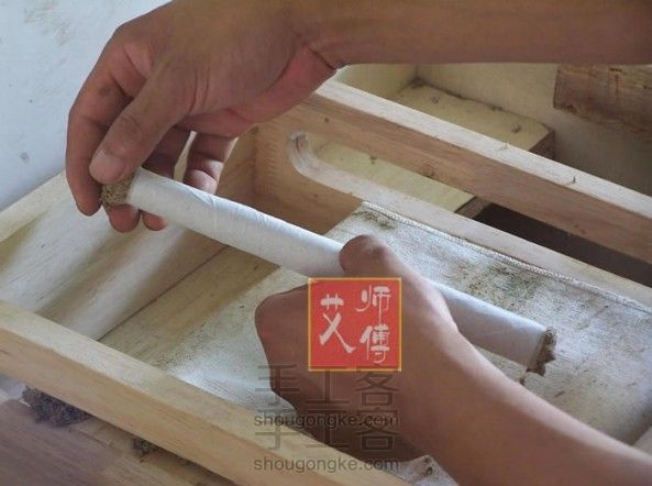 艾师傅全手工制作蕲艾绒和蕲艾条全过程