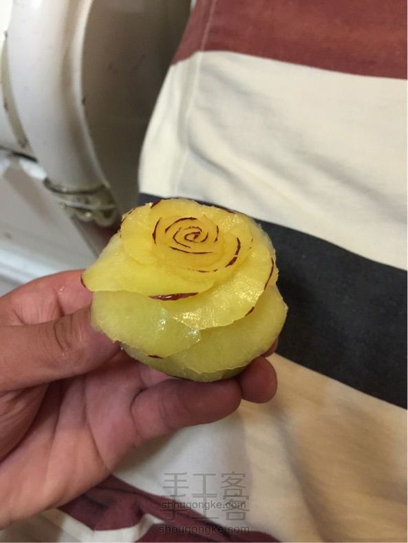 水果灰子雕刻~