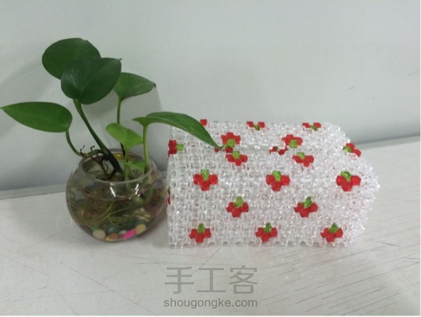 串珠樱桃🍒纸巾盒