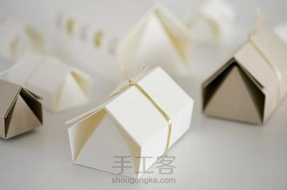 儿时折纸房子教程