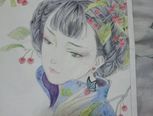 古风水彩  花间美人教程