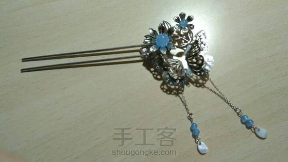 双直蝴蝶发簪(叫什么好呢)