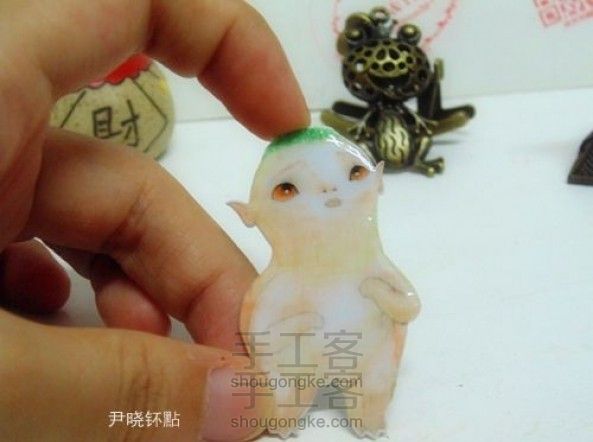 小妖王胡巴(Wuba)热缩胸针来啦!