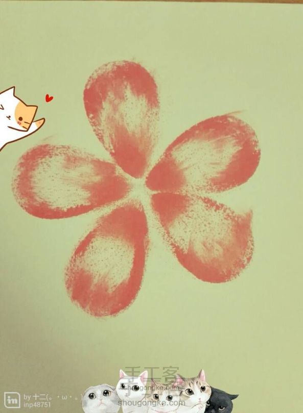 用印台拍出花~~♡
『原创』