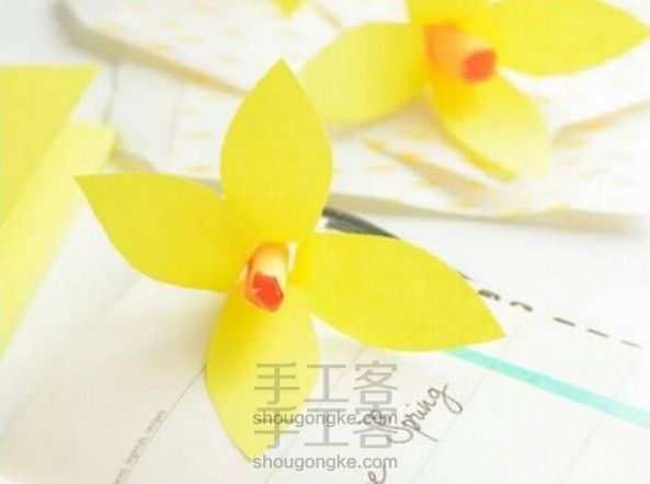 便利贴DIY水仙花