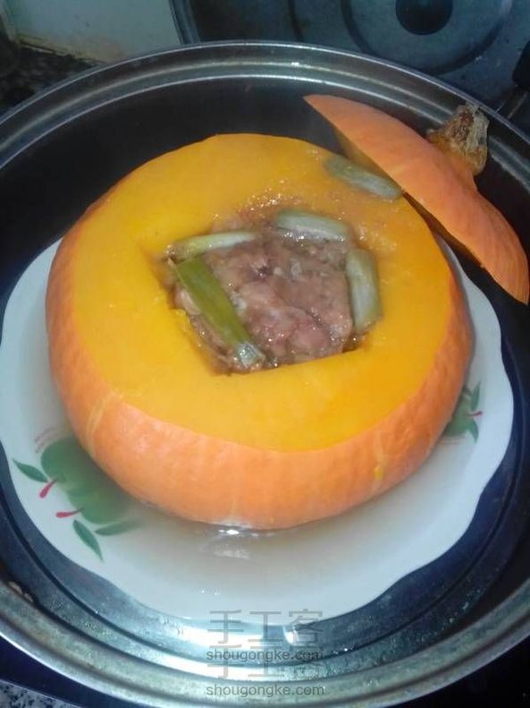 (蒸食)~南瓜盅排骨