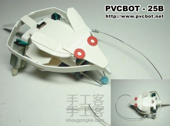 PVCBOT【25号B版】沿墙走的老鼠--巡边小车