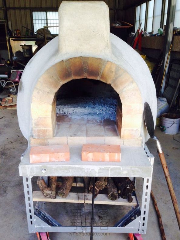 材燒,窯烤PIzza麵包窯製作