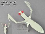 PVCBOT【0号DC4型】机械螳螂–振动机器昆虫