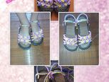 樱桃花手工凉鞋