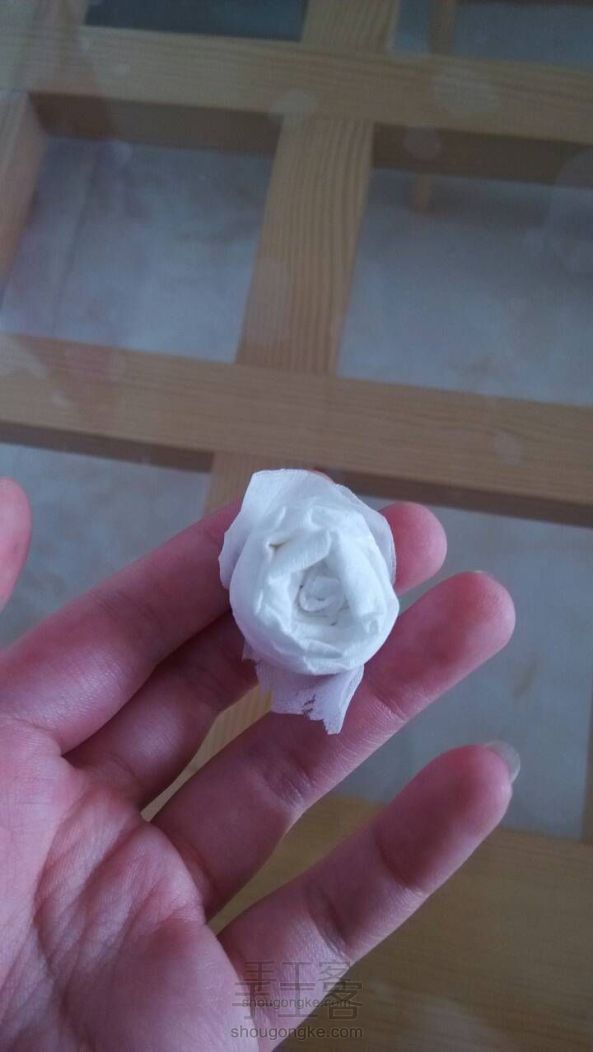 餐巾纸玫瑰花