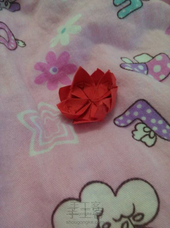 出淤泥而不染-折纸莲花教程