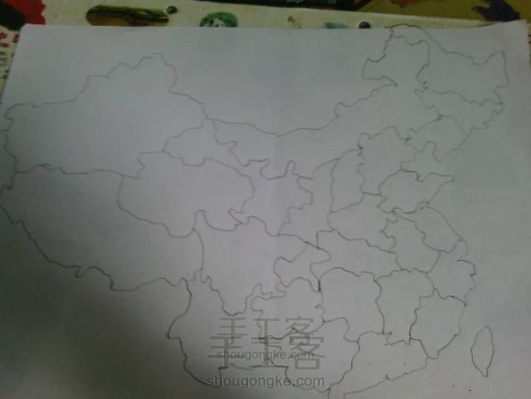 简单绘制中国地图(^з^)
