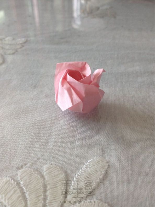 简单版的折玫瑰花