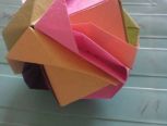 彩虹锦球（折纸）