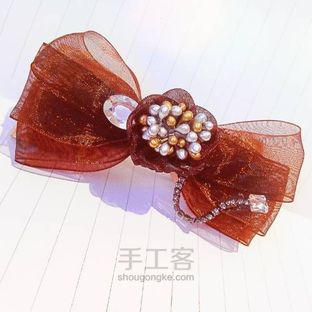 真（棕）爱一生@妈妈发夹教程