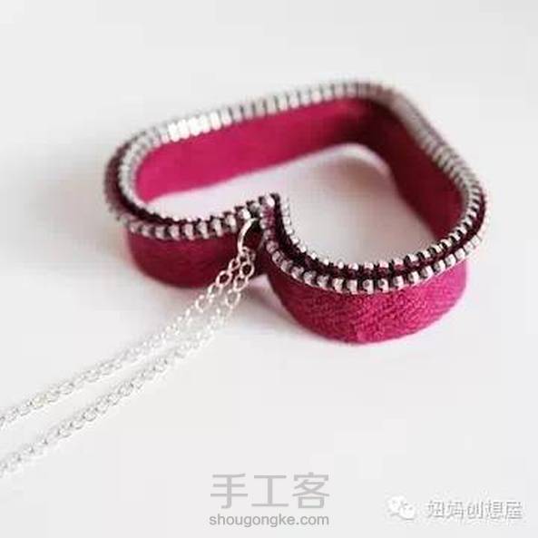 拉链的创意妙用 发饰项链灯罩 转