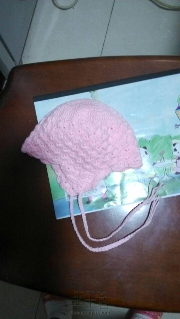 菠萝帽宝宝毛线帽
