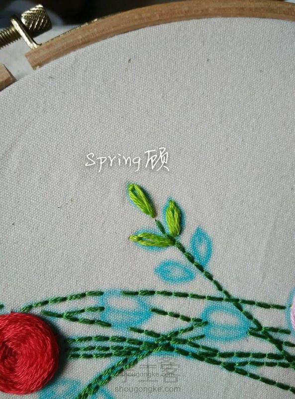 基础针法直播3~雏菊绣