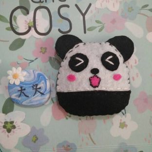 Q萌的不织布熊猫