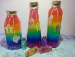 彩虹瓶漂流瓶制作  材料可够