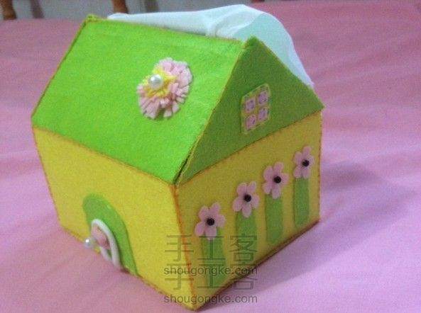 小房子纸巾抽纸盒
