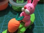 小兔拔萝卜滑板车