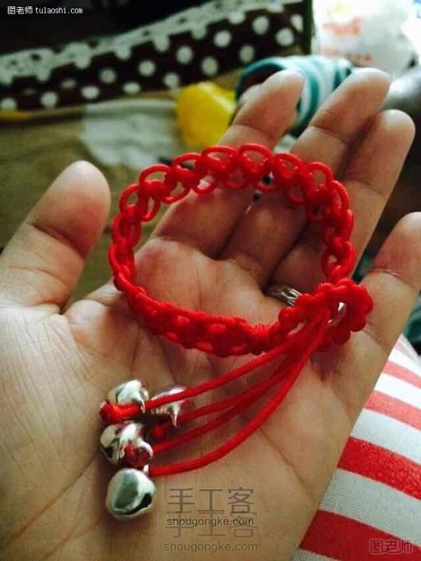 红绳编织之岁岁平安窄版手链 转载