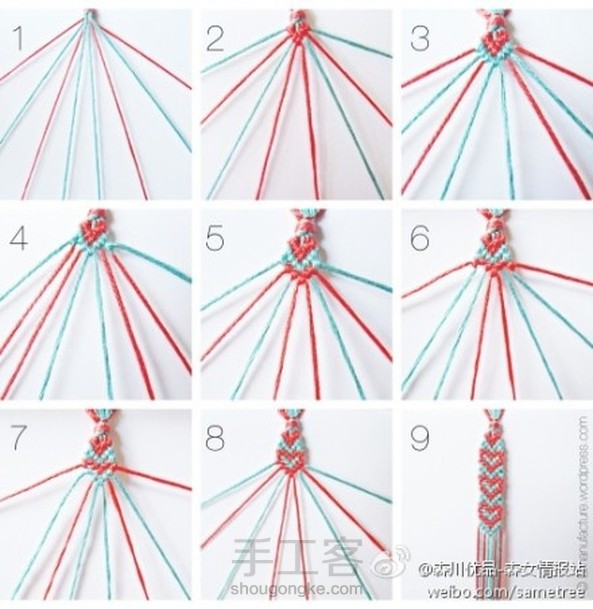 『转』收藏的绳编手链