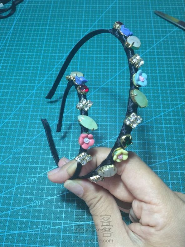 超简单发卡制作4!— 可爱小发箍