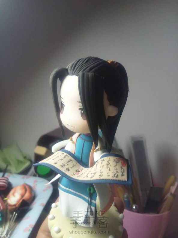 择天记陈长生,超轻粘土自制手办