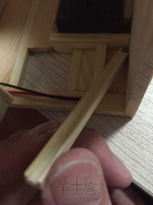 【！】木板+筷子+牙签的小房子。 第35步