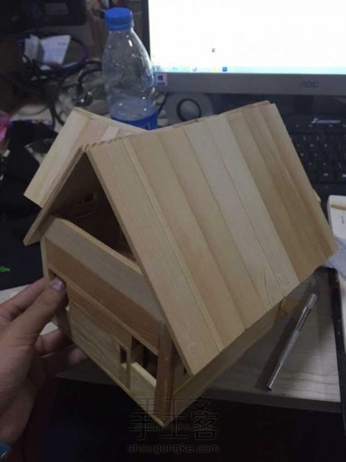 【！】木板+筷子+牙签的小房子。 第50步