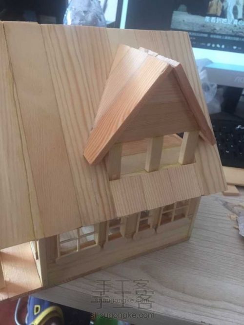 【！】木板+筷子+牙签的小房子。 第48步