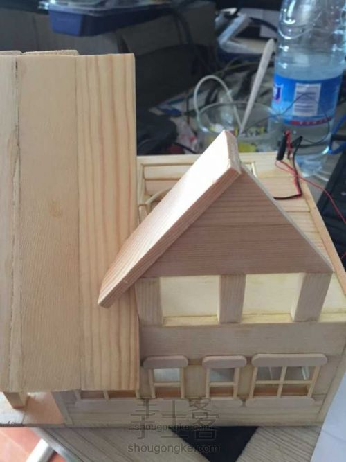 【！】木板+筷子+牙签的小房子。 第47步